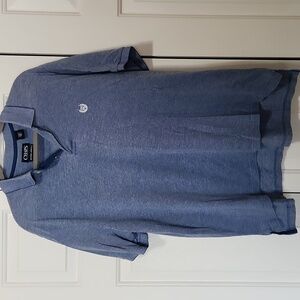 Chaps Men's Polo in Heathered Blue